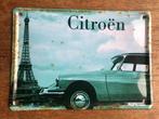 Citroën reclame bord blik ID DS, Ophalen of Verzenden, Zo goed als nieuw, Reclamebord