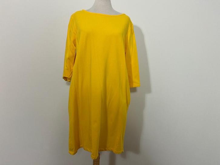 Jurk Blaumax maat L, Kleding | Dames, Jurken, Nieuw, Maat 42/44 (L), Geel, Boven de knie, Verzenden