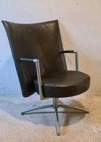 Vintage, design fauteuil EJ70 Partner. Denemarken, Ophalen, Erik Jørgensen meubelfabriek te Denemarken, Gebruikt, Leer