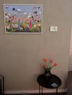Bloemenveld Schilderij, Antiek en Kunst, Kunst | Schilderijen | Klassiek, Ophalen of Verzenden