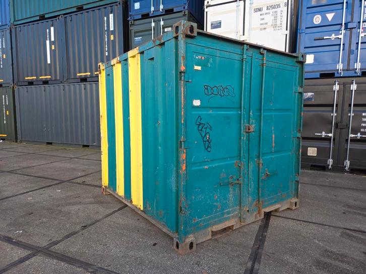 Gebruikte 8ft opslagcontainer zeecontainer, Tuin en Terras, Bergingen en Tuinkasten, Zo goed als nieuw, Containerberging, Hout