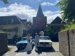 Witte of lichtblauw Ford Mustang cabrio huren. V8. Oldtimer., Trouwauto