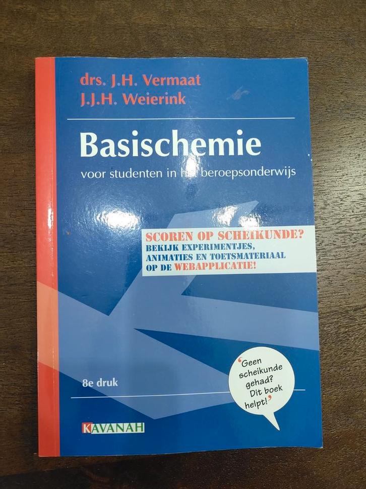Basischemie - Drs. J.H. Vermaat, J.J.H. Weierink, Boeken, Studieboeken en Cursussen, Zo goed als nieuw, MBO, Beta, Ophalen of Verzenden