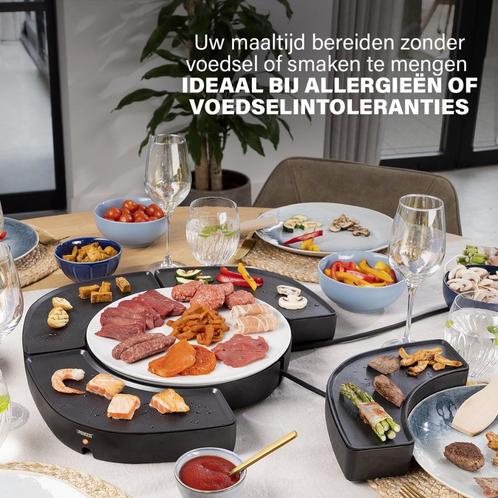 Dinner4All Circle gourmetstel met 4individuele kookstations, Witgoed en Apparatuur, Gourmetstellen, Nieuw, Minder dan 4 personen