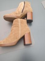 Leren Sub 55 enkellaarsjes   Nieuw!, Kleding | Dames, Schoenen, Ophalen of Verzenden, Zo goed als nieuw, Beige