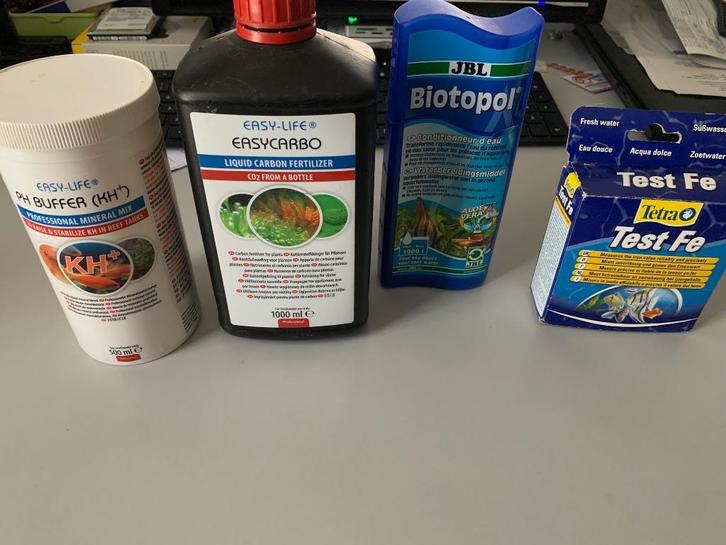 easycarbo biotopol Fe-test KH+, Dieren en Toebehoren, Vissen | Aquaria en Toebehoren, Gebruikt, Gevuld zoetwateraquarium, Ophalen of Verzenden