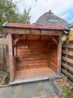 Tuinoverkapping, Tuin en Terras, Ophalen, Zo goed als nieuw, Hout, Schuur