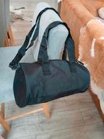 Nieuw: tas zwart 40x20 cm rond zwarte sporttas schoudertas, Ophalen of Verzenden, Nieuw, Unisex volwassen