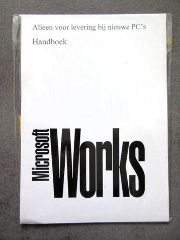 Vintage Microsoft Works Certificate of Authenticity handboek beschikbaar voor biedingen