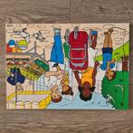 Rolf puzzel familie op de markt, 32 stukjes, Ophalen of Verzenden, 10 tot 50 stukjes, Gebruikt