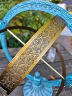 bronzen zonnewijzer / man met zonnewijzer / nieuw, Tuin en Terras, Huis en tuin decoratie Marie, Nieuw, Info@huisentuindecoratiemarie.nl