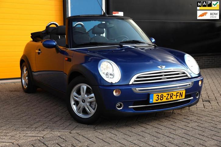 Mini Mini Cabrio 1.6 Sport / NAP / Airco / Elek Pakket / Win, Auto's, Mini, Bedrijf, Te koop, Cabrio, ABS, Airbags, Airconditioning