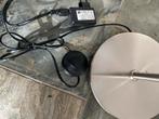 Leeslamp Halogeen RVS - Zo Goed Als Nieuw, Huis en Inrichting, Lampen | Vloerlampen, Ophalen, Zo goed als nieuw, Metaal, 100 tot 150 cm