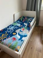 Ikea bed Flekke uitschuifbaar, Ophalen, Eenpersoons, Wit, Zo goed als nieuw