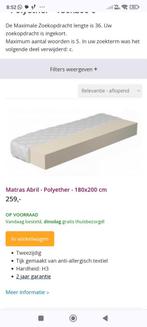 Matras - Polyether - Foam - 180x200, Ophalen of Verzenden, Eenpersoons, Zo goed als nieuw