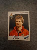 Panini sticker Euro 92 Zweden. Speler Erwin Koeman Nederland, Verzenden, Zo goed als nieuw, Sticker