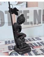 Antieke Franse lamp 1920 moreau barok antiek bronzen effect, Ophalen of Verzenden