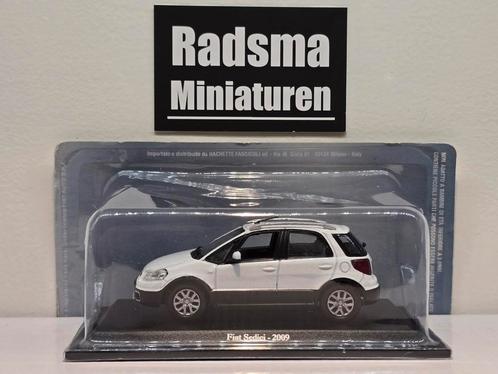 Fiat Sedici - Wit - Bj 2009 - 1:43 Norev blister, Hobby en Vrije tijd, Modelauto's | 1:43, Nieuw, Auto, Norev, Ophalen of Verzenden