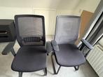 Kantoorstoelen - comfortabel en stijlvol, Huis en Inrichting, Stoelen, Ophalen, Gebruikt, Twee, Zwart
