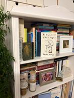 Witte vurenhouten boekenkast, 175x75x30 cm, Ophalen, Met plank(en), Landelijk modern, 50 tot 100 cm