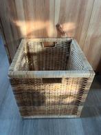 2 Rieten manden voor IKEA Kallax kast, Huis en Inrichting, Woonaccessoires | Schalen en Manden, Ophalen, Gebruikt, Mand, Vierkant