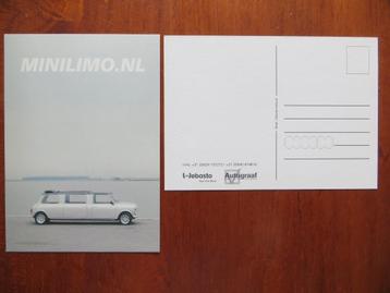 Mini limo ansichtkaart beschikbaar voor biedingen