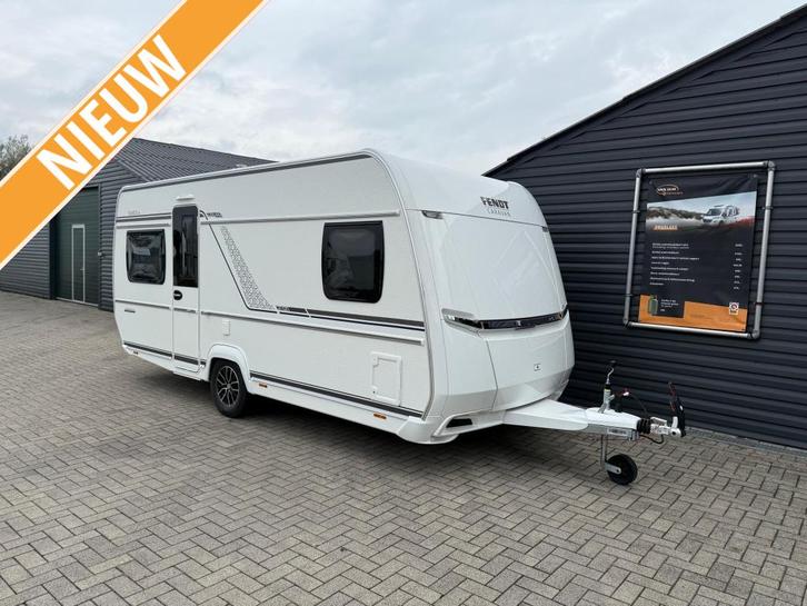 Fendt Bianco Selection 465 sfb 2025 frans bed, div opties, Caravans en Kamperen, Caravans, Bedrijf, tot en met 4, 1250 - 1500 kg