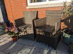 2 Wicker tuinstoelen dining chairs, Tuin en Terras, Tuinmeubel-accessoires, Gebruikt, Ophalen