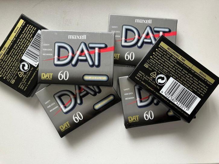 DAT Tape merk Maxwell DM60 - 60 min nieuw en geseald, Cd's en Dvd's, Cassettebandjes, Nieuw in verpakking, Onbespeeld, Overige genres