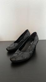 Slangpatroon suede hakken Gabor maat 39, Ophalen of Verzenden, Zo goed als nieuw, Zwart