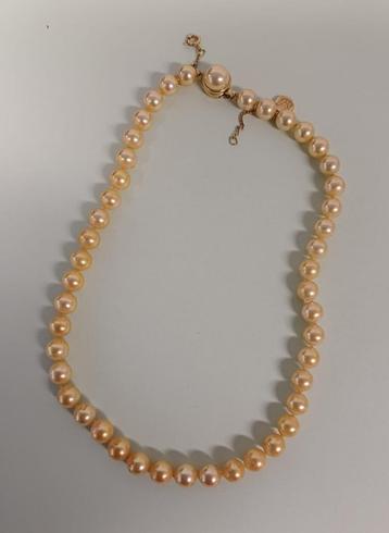 Majorica parelsnoer / parelketting - verguld 925 parels beschikbaar voor biedingen