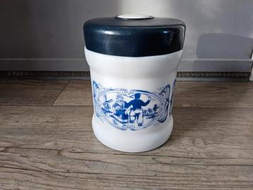 vintage opaline glazen tabakspot beschikbaar voor biedingen