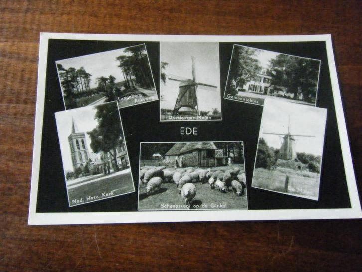 R29 - Ede - oa Molen - Molen - 1958 - Mooi, Verzamelen, Ansichtkaarten | Nederland, Gelderland, 1940 tot 1960, Ophalen of Verzenden