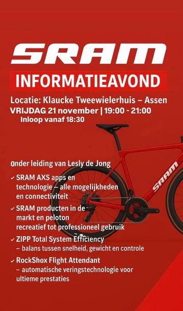 Sram Informatieavond 21-11-2025 beschikbaar voor biedingen