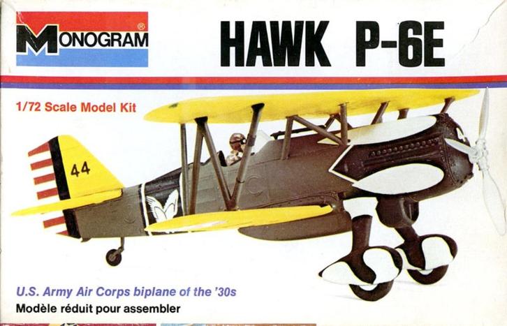 Curtiss Hawk P-6E., Hobby en Vrije tijd, Modelbouw | Vliegtuigen en Helikopters, Zo goed als nieuw, Vliegtuig, 1:72 tot 1:144