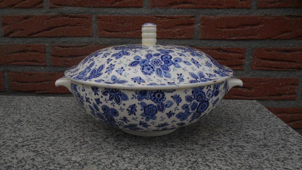 BEATRIX Societe Ceramique Maestricht SCM dekschaal zgan, Antiek en Kunst, Ophalen of Verzenden