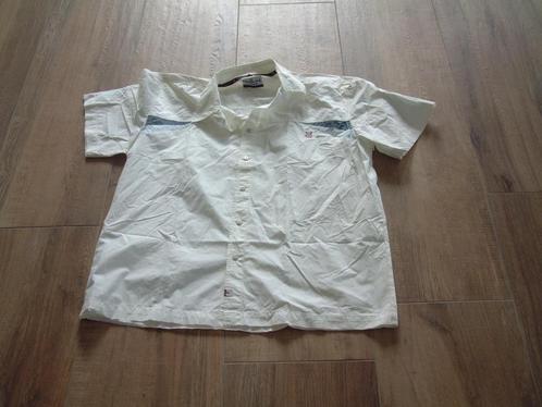z.g.a.n. groot wit met blauwe accenten overhemd Twinlife, Kleding | Heren, Overhemden, Wit, Ophalen of Verzenden