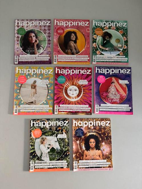 Happinez tijdschriften 2019 8x, Boeken, Tijdschriften en Kranten, Zo goed als nieuw, Lichaam en Geest, Ophalen of Verzenden