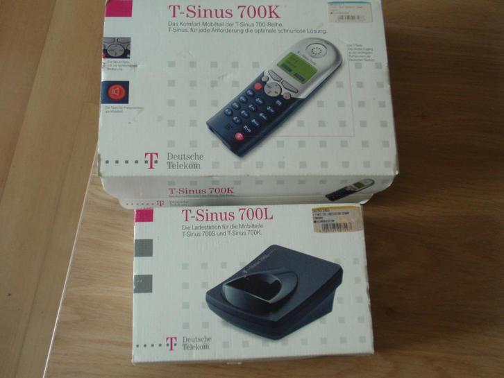 Uitbreidingsset T-Sinus - toestel 700L + lader 700K, Telecommunicatie, Vaste telefoons | Handsets en Draadloos, Gebruikt, 1 handset