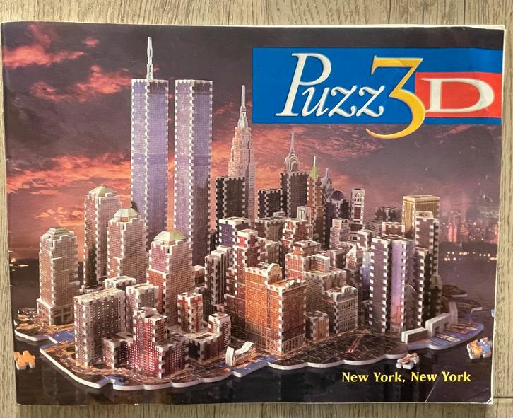 3D puzzel New York, New York, 3141 stukjes, Hobby en Vrije tijd, Denksport en Puzzels, Gebruikt, Rubik's of 3D-puzzel, Meer dan 1500 stukjes