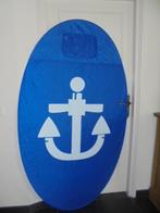 POPUP STRANDMAT BLAUW MET ANKER 3 stuks Nieuw, Caravans en Kamperen, -, -, Nieuw, Ophalen of Verzenden
