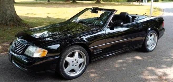 Mercedes SL500 R129 5.0 V8 24V 306PK AMG-Pakket af fabriek., Auto's, Oldtimers, Particulier, ABS, Airbags, Airconditioning, Alarm