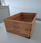 houten kist krantenbak oude wijnkist Chateau Lafite, Minder dan 50 cm, Gebruikt, 50 tot 100 cm, Ophalen of Verzenden