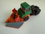 Vintage Corgi 1150 Mercedes-Benz Unimog 406 sneeuwschuiver, Ophalen of Verzenden, Gebruikt, Bus of Vrachtwagen