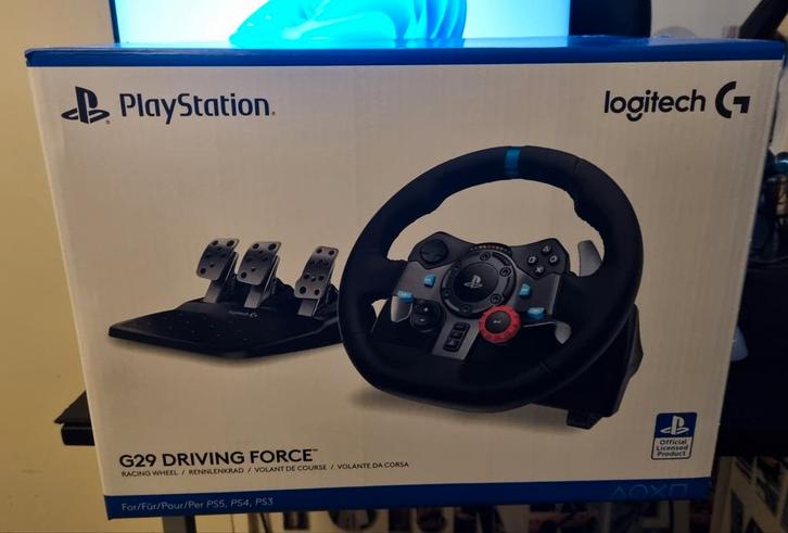 Logitech G29 Driving Force Racestuur, Spelcomputers en Games, Spelcomputers | Overige, Zo goed als nieuw, Ophalen