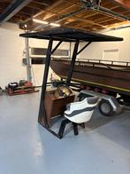 Aluminium stuurconsole met inklapbare t-top, Watersport en Boten, Ophalen, Zo goed als nieuw, Motor en Techniek, Motorboot