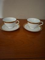 2 kop en schotel Sango imperium de luxe Cleopatra, Ophalen of Verzenden, Zo goed als nieuw, Overige stijlen, Kop(pen) en/of Schotel(s)