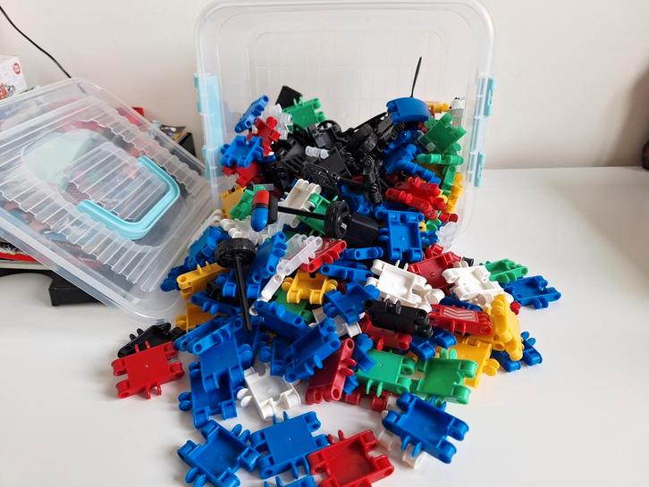 Clics politie en 8in1 variatie, Kinderen en Baby's, Speelgoed | Bouwstenen, Zo goed als nieuw, Overige merken, Ophalen of Verzenden