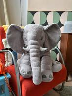 IKEA Jättestor olifant knuffel grijs, Ophalen of Verzenden, Zo goed als nieuw, Olifant