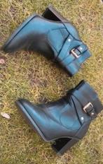 Zwarte Enkellaarsjes met Hak, Kleding | Dames, Schoenen, Ophalen of Verzenden, Zo goed als nieuw